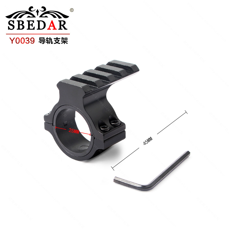 30/25管径瞄准镜管夹转换宽导轨Y0039双钉夹具