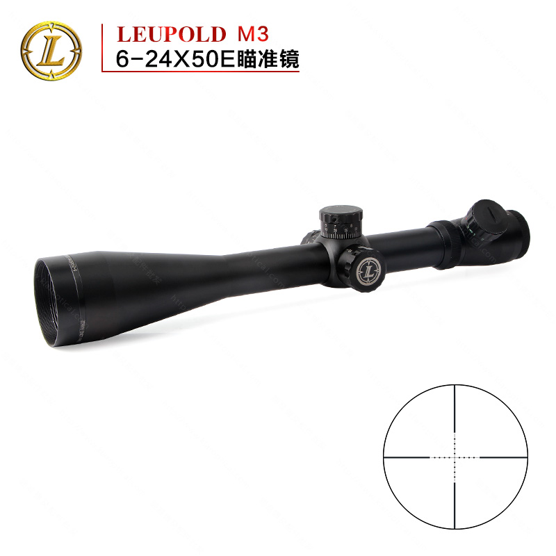 侧调6-24x50E十线密位红绿光瞄准镜