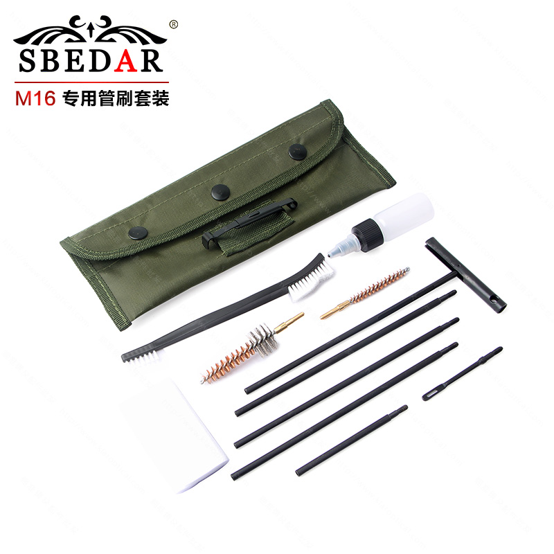 4根金属管刷 M16钢丝刷 清洁刷 专用刷坚固耐用