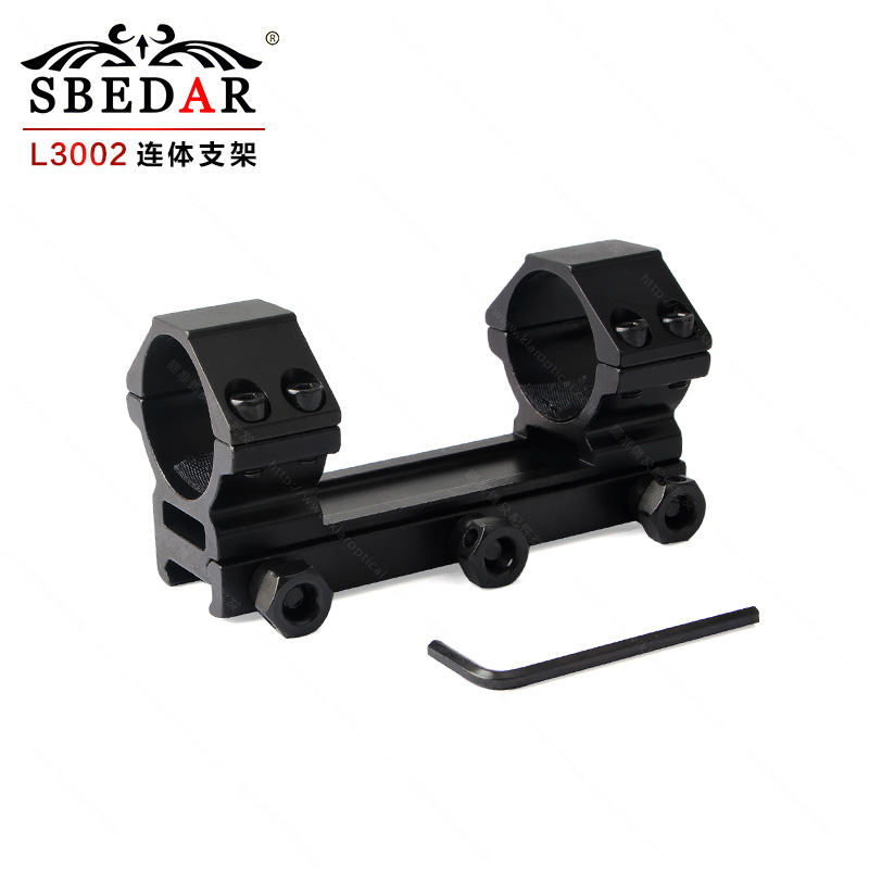 30mm连体中宽瞄准镜支架3钉连体夹具L3002