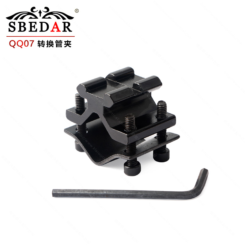 小口径管夹 20mm导轨夹具支架转换器 QQ07管夹