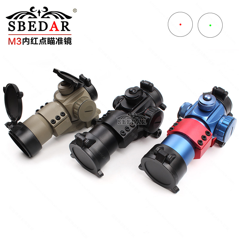 M3多色全息隐形寻鸟镜迷你瞄准镜