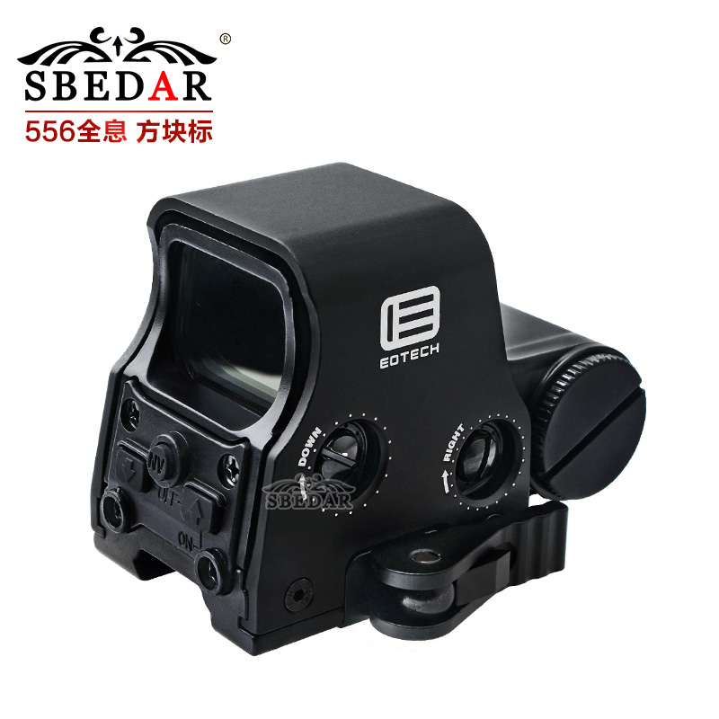 快拆556内红绿点全息瞄准镜 狙击瞄准器