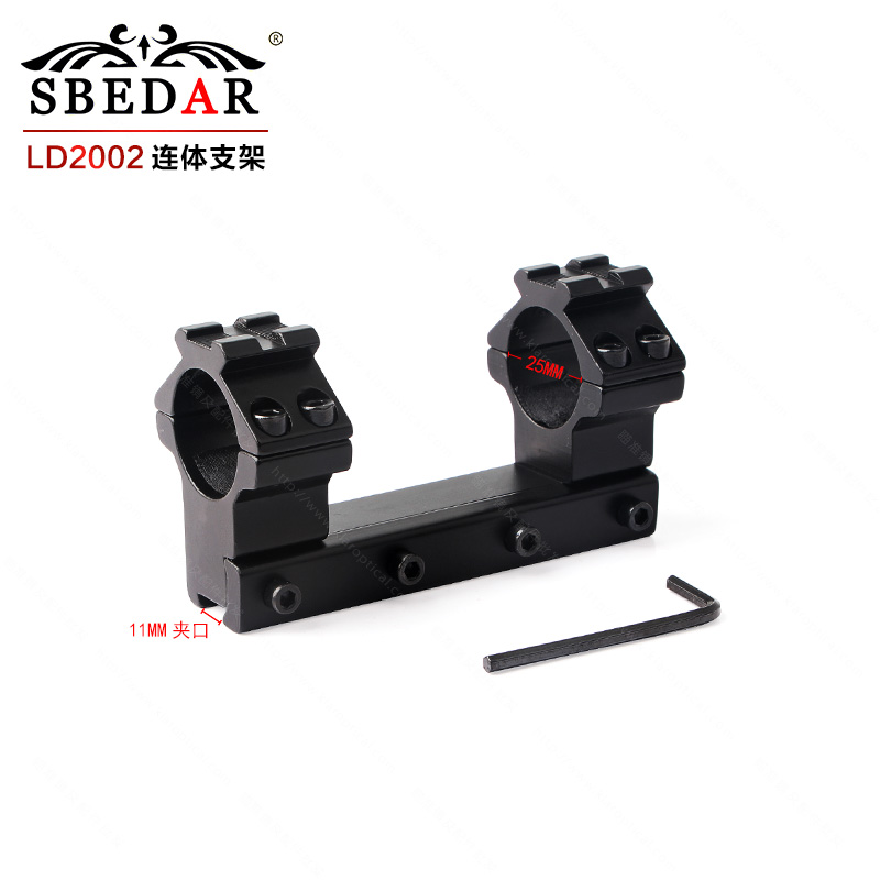 LD2002连体高窄带导轨 25.4mm连体支架