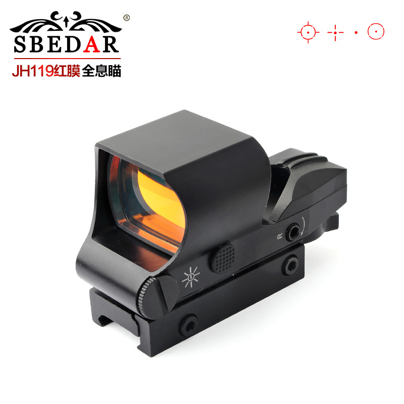 新款jh119红膜四变点内红点 