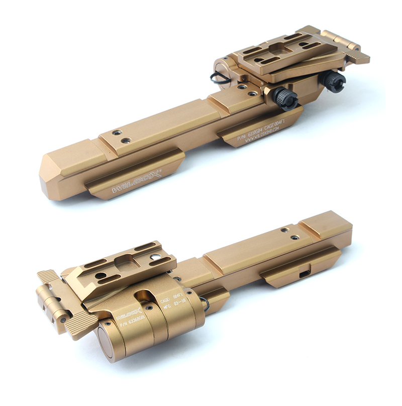 GF-1快拆侧翻支架户外金属瞄准器配件快速翻转