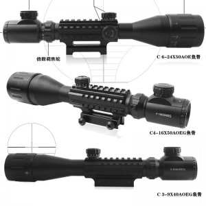 3-9x40aoeg可调节鱼骨瞄准镜